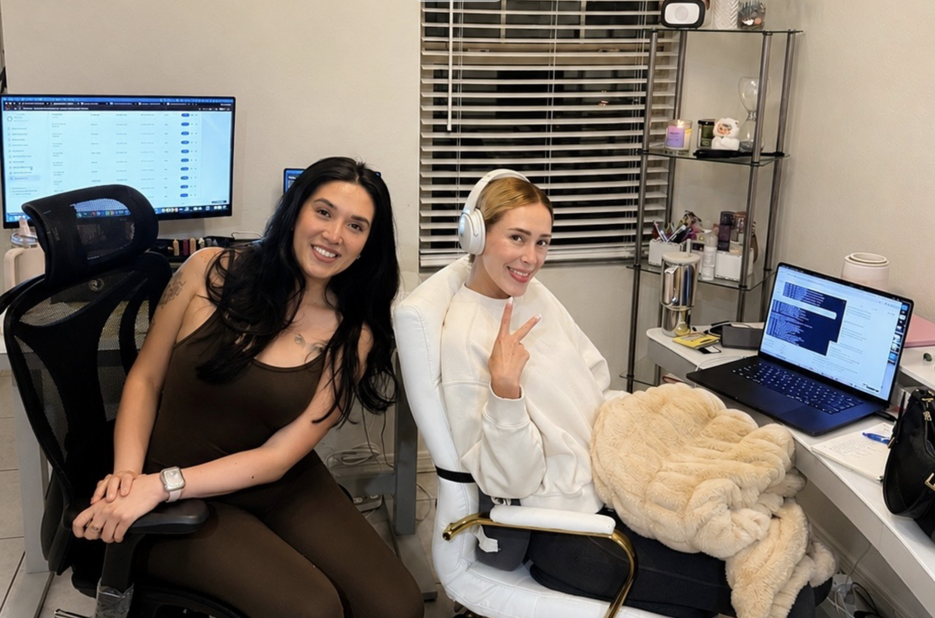 Janna Salvanera and Lexi Neter building Seraphine OS